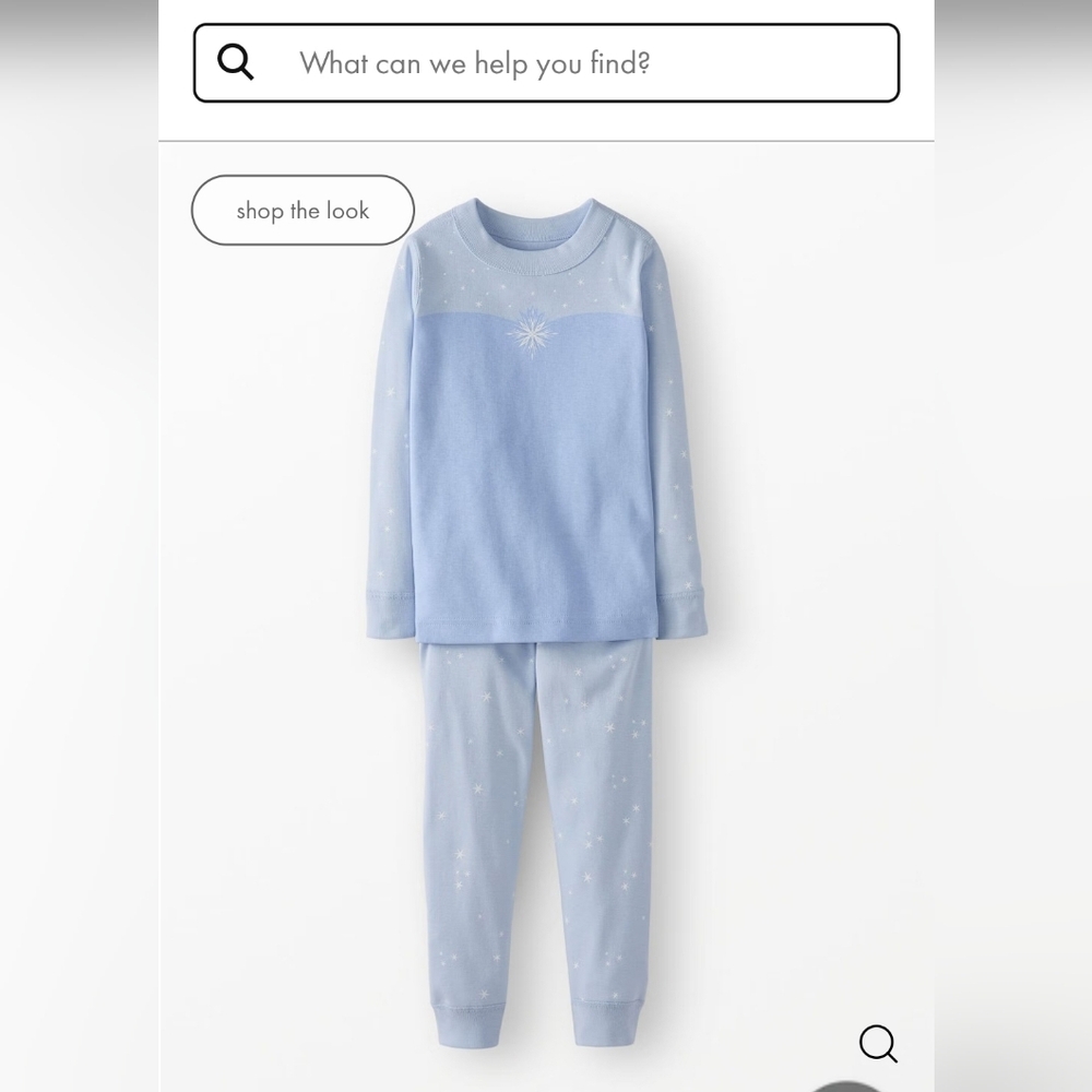 Hanna Andersson Frozen Elsa Pajamas